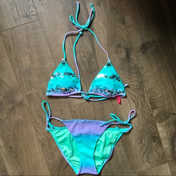 Victoria's Secret Other - Host Pick ✨ VS Sequined String Bikini • Size Small